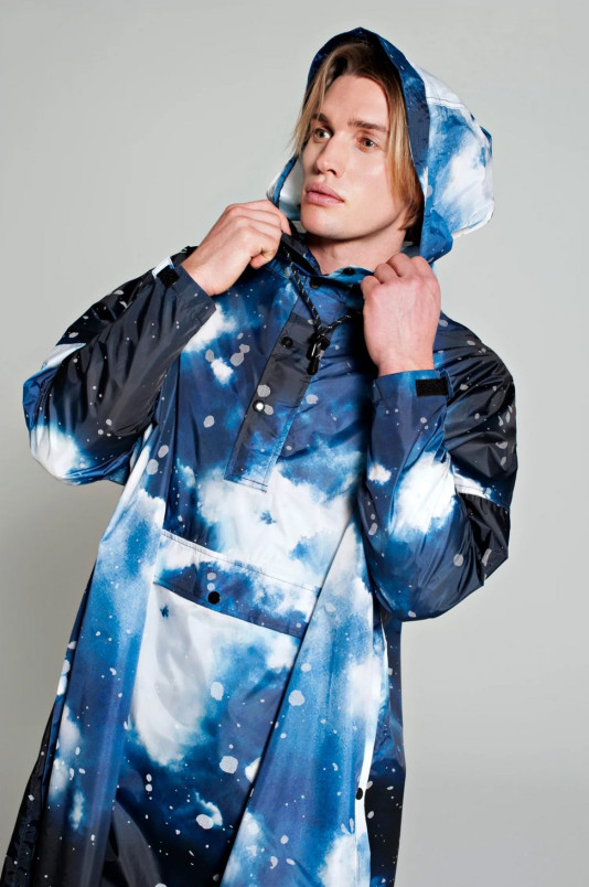 detail Pánské pláštěnka Rainkiss Starry Night - Rain Poncho