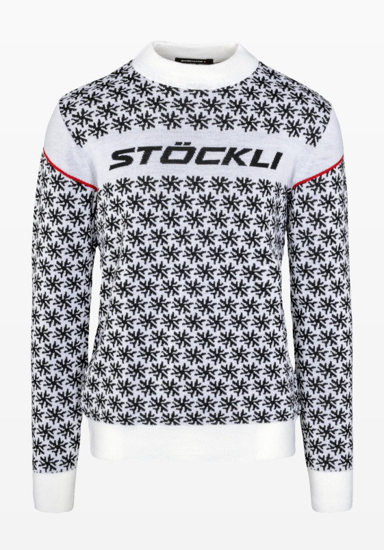 detail Stöckli Pullover Swiss Made Snowflake