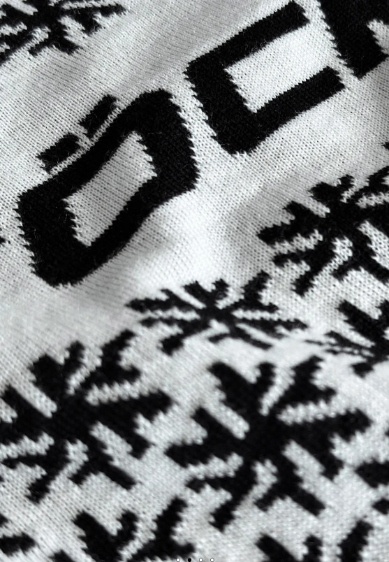 detail Stöckli Pullover Swiss Made Snowflake