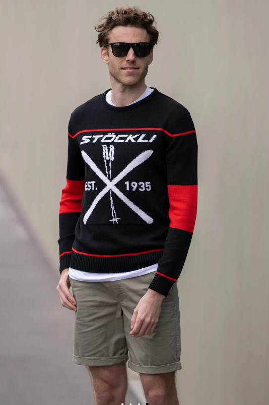 detail Stöckli Swiss Made sweater 1935