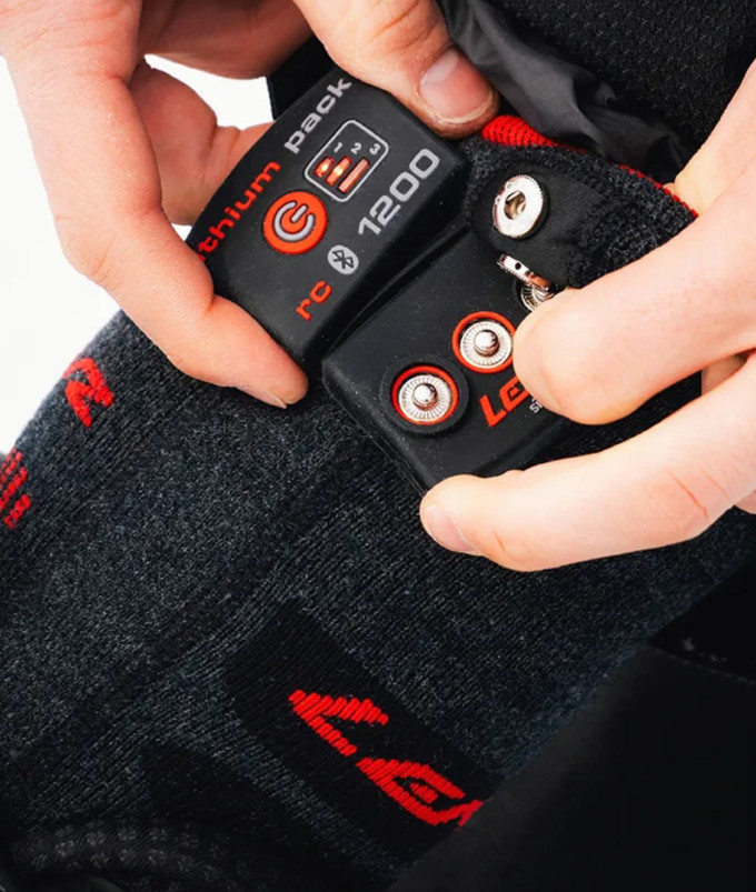 detail Unisex PONOŽKY VYHŘÍVANÉ LENZ heat sock 5.1 toe cap