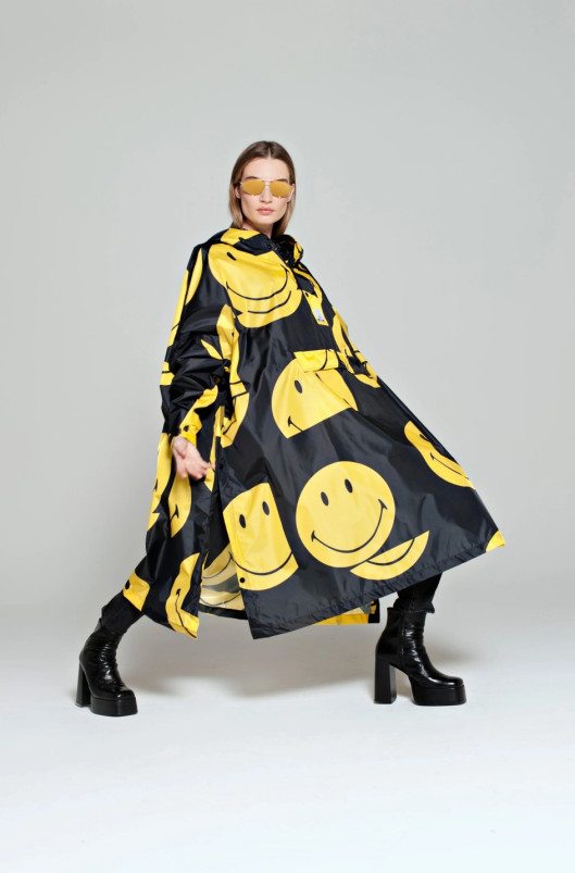 detail Rainkiss All Smiles x Smiley - Rain Poncho