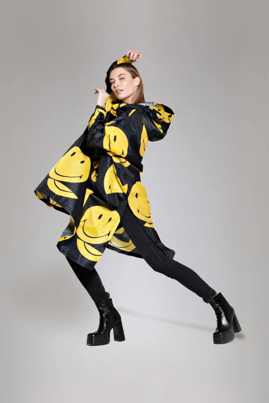detail Unisex pláštěnka Rainkiss All Smiles x Smiley - Rain Poncho