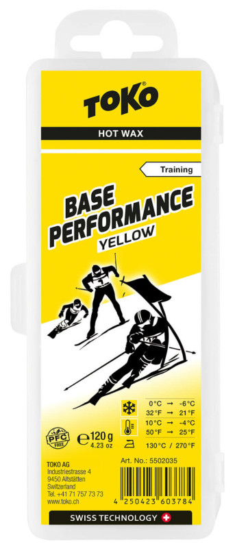 detail Unisex VOSKY A SERVIS TOKO Base Performance Yellow 120g