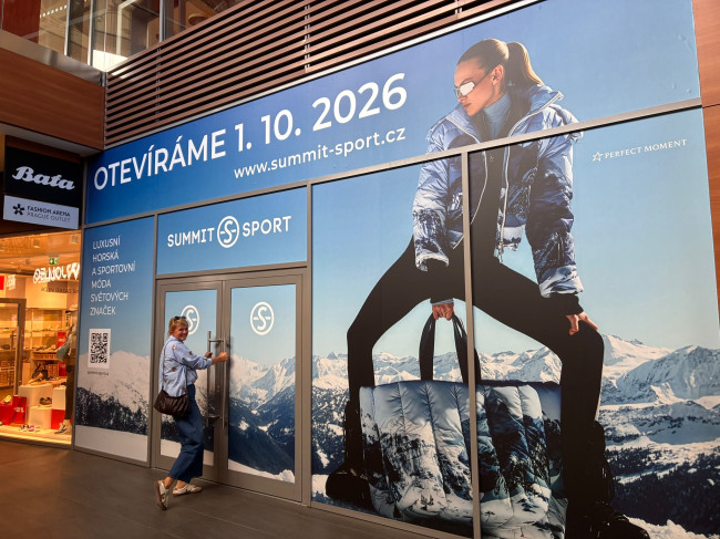 SUMMIT‑SPORT otevírá novou outletovou prodejnu